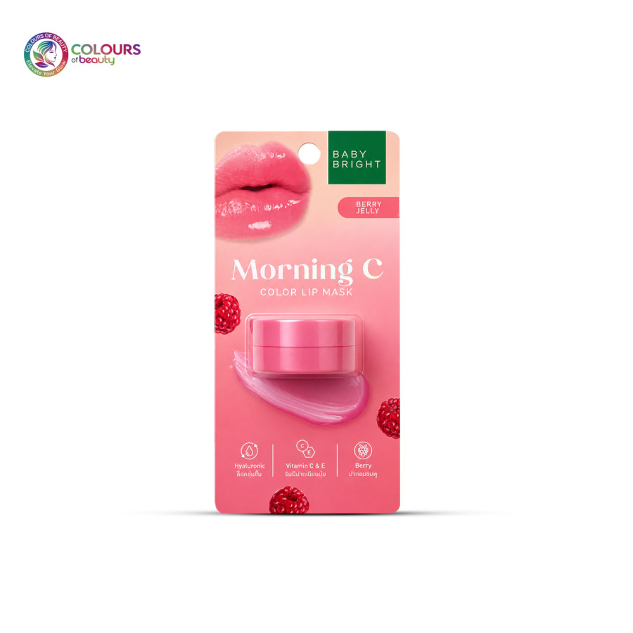 Baby Bright Morning C Color Lip Mask – Berry Jelly