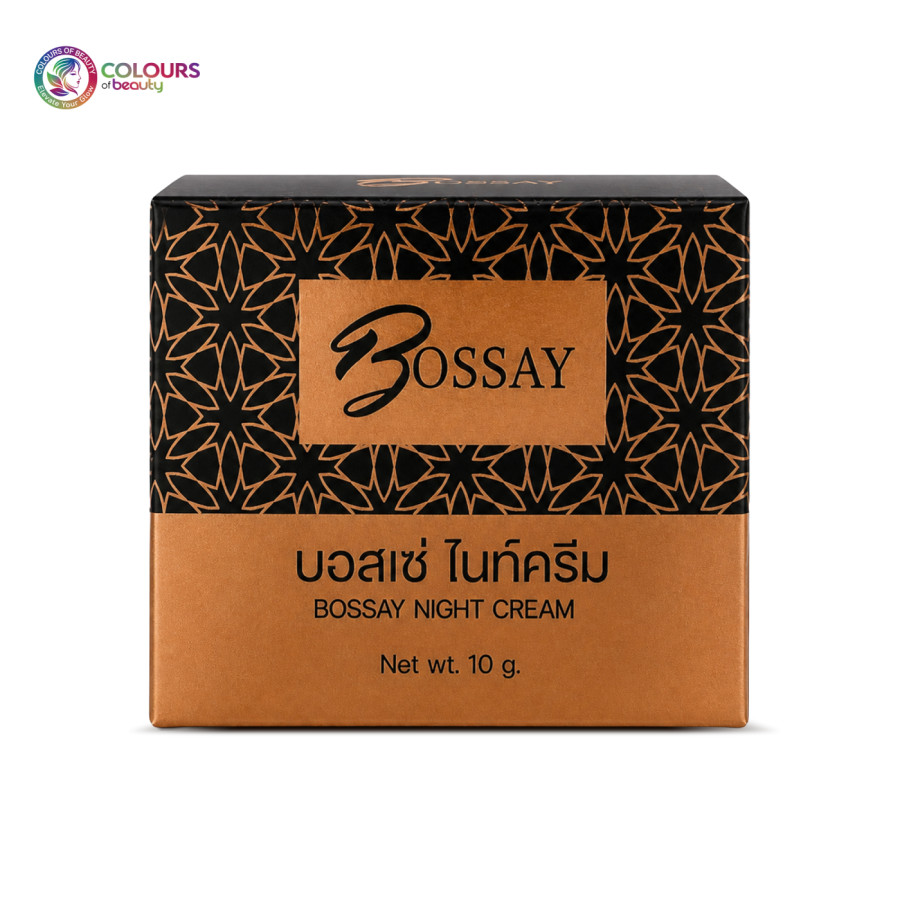 Bossay Night Cream 10g – Brightening &amp; Skin Nourishing Night Cream