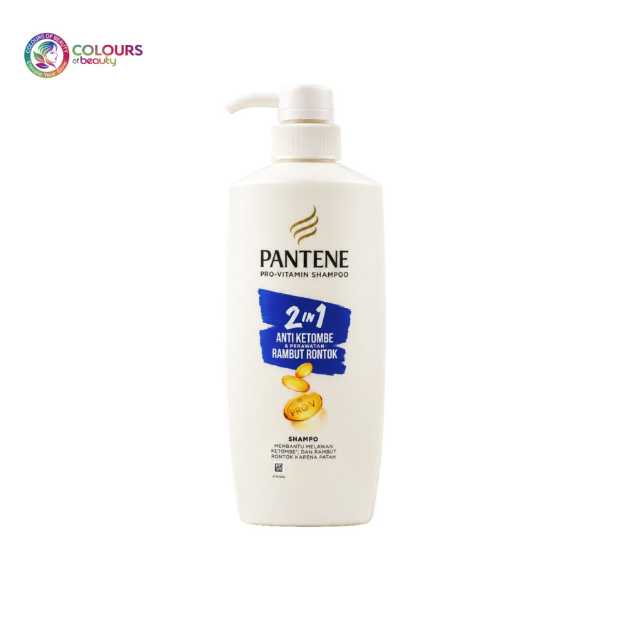 Pantene Pro-V 2 in 1 Anti Ketombe &amp; Perawatan Rambut Rontok Shampoo(400ml)